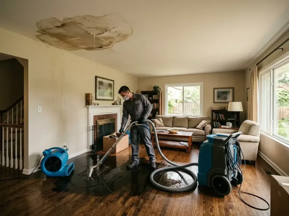 attic-pipe-burst-ceiling-drip-008 — frequently asked questions, Water Damage Restoration & Carpet Care in Kohler, WI